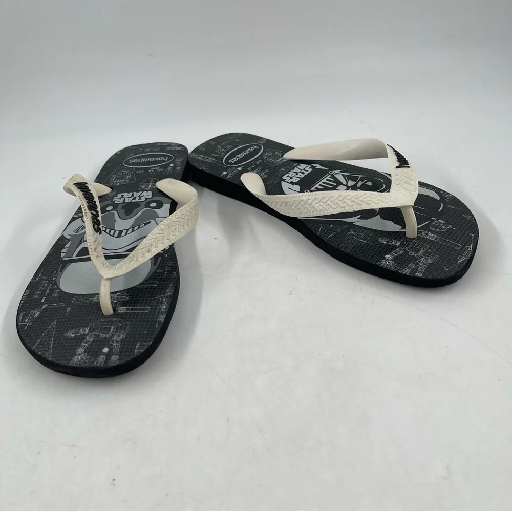 Havaianas Big Kids Star Wars Theme - Size 5 M - Flip Flops Thong Sandals